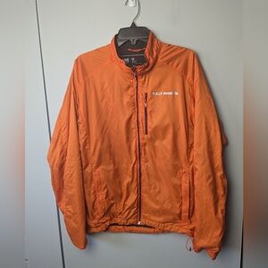 HELLY HANSEN Mid Season Coat Size Medium Men Orange, Gray And Burgundy